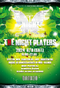 6/8(土)第141回 『 THE NIGHT PLAYERS  』BANK30(竹芝) @ BANK30 | 港区 | 東京都 | 日本